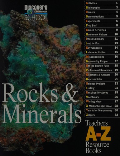 Rocks & Minerals : Teachers A-Z Resource Books